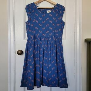 Mata Traders Blue Cotton Dress